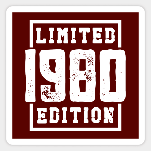 1980 Limited Edition Magnet by colorsplash